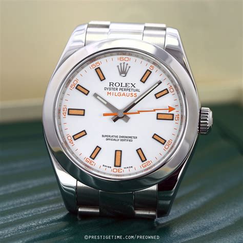 rolex milgauss 1958 price|ladies pre owned Rolex Milgauss.